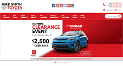 Desktop Screenshot of mikesmithtoyota.com